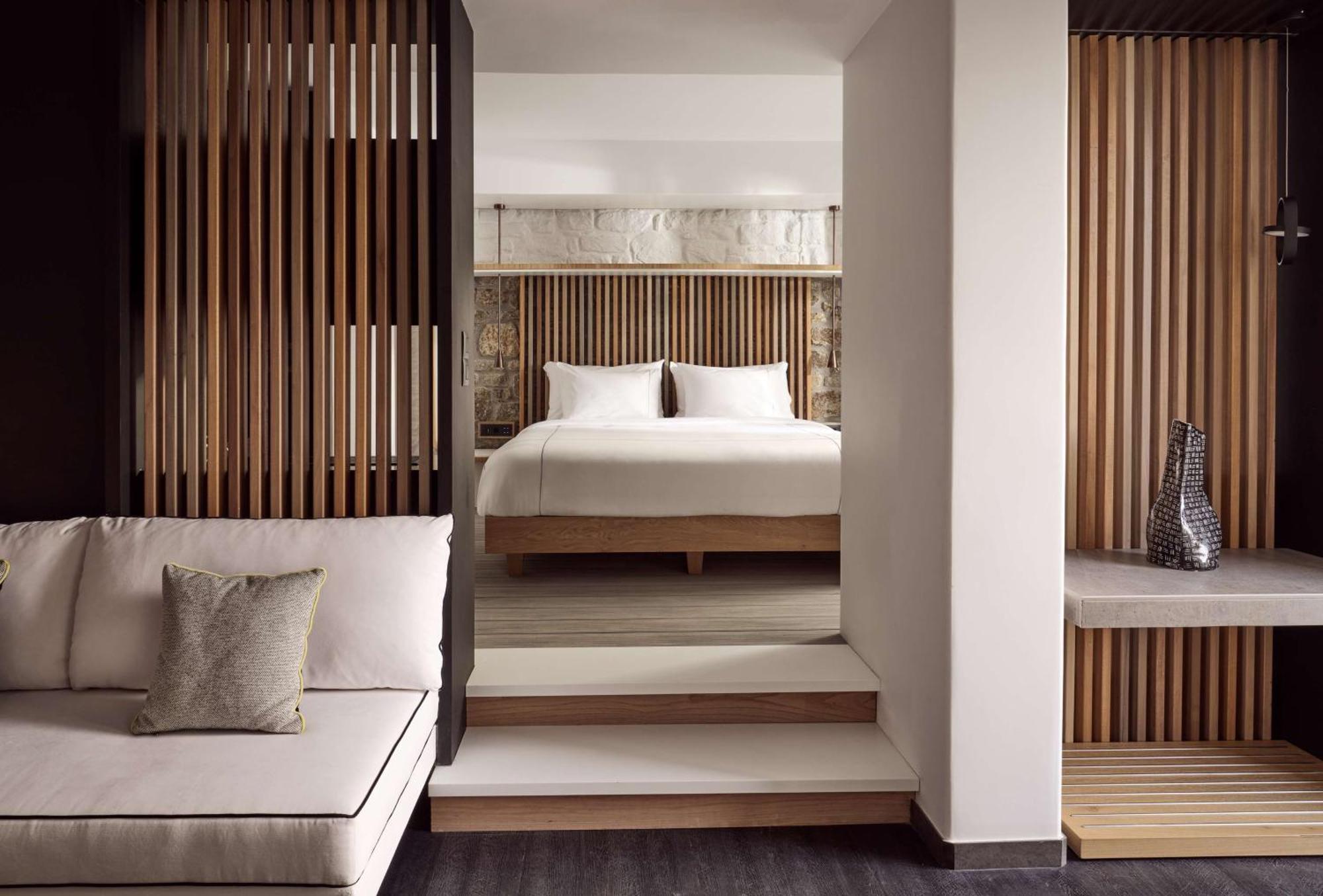 Semeli Coast Mykonos Curio Collection By Hilton Hotel Merchia Beach Buitenkant foto