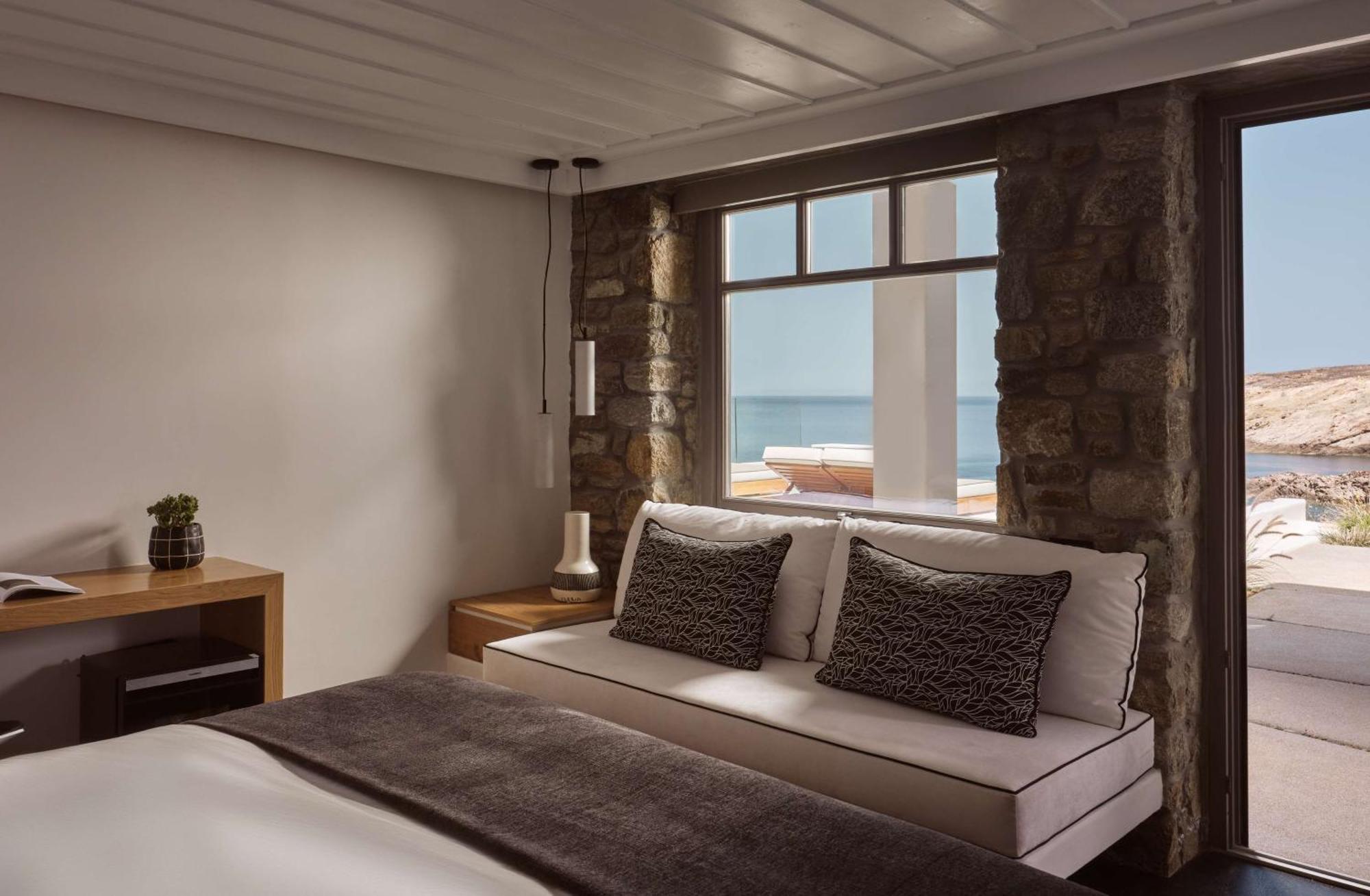 Semeli Coast Mykonos Curio Collection By Hilton Hotel Merchia Beach Buitenkant foto