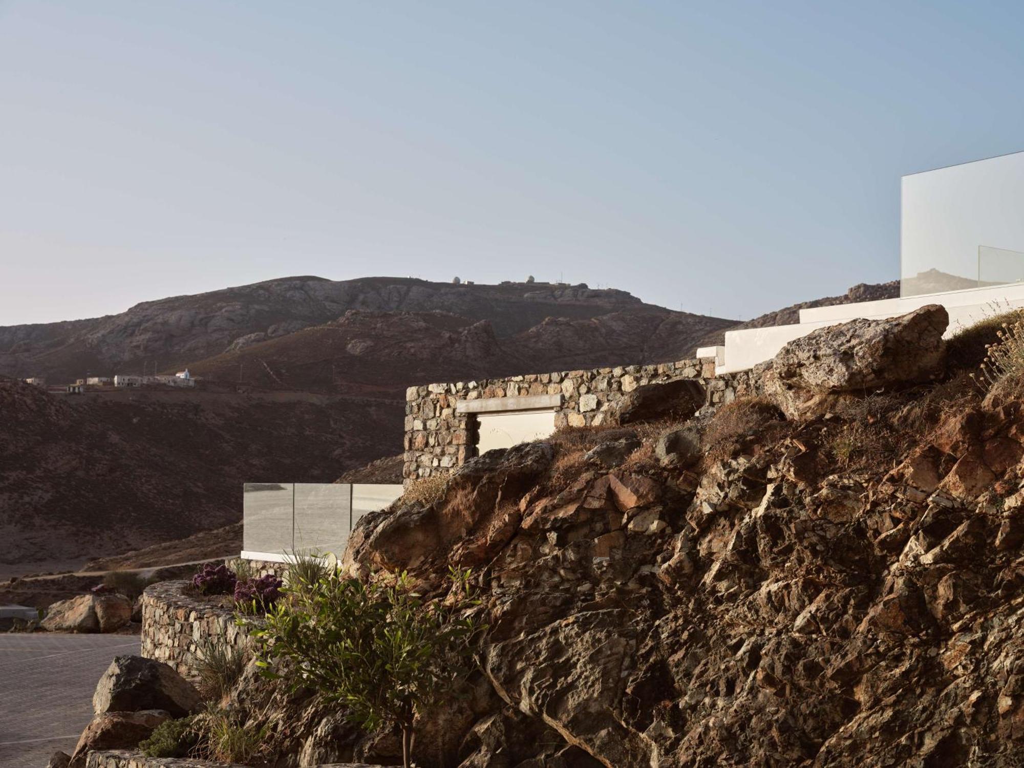 Semeli Coast Mykonos Curio Collection By Hilton Hotel Merchia Beach Buitenkant foto