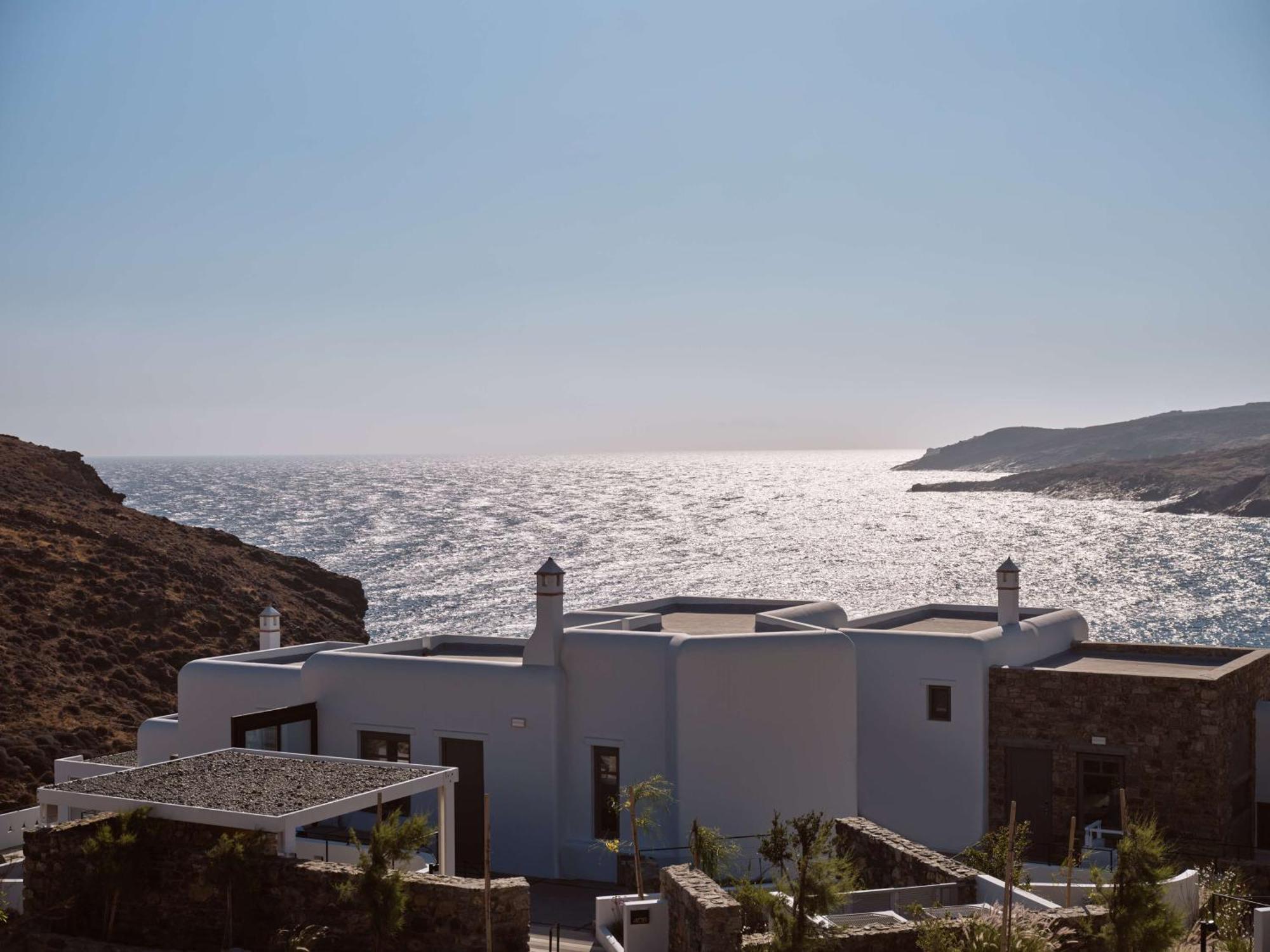 Semeli Coast Mykonos Curio Collection By Hilton Hotel Merchia Beach Buitenkant foto