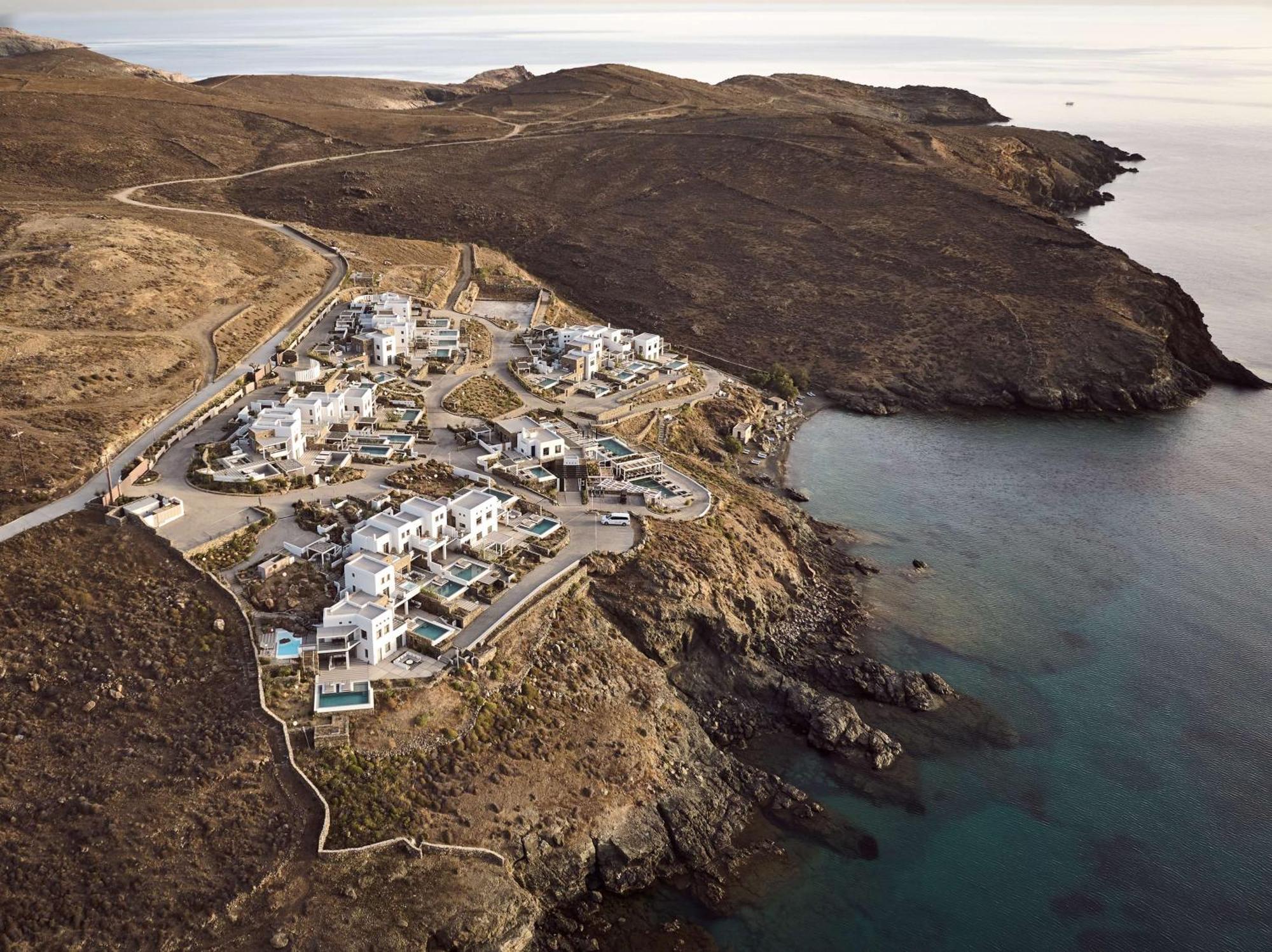 Semeli Coast Mykonos Curio Collection By Hilton Hotel Merchia Beach Buitenkant foto