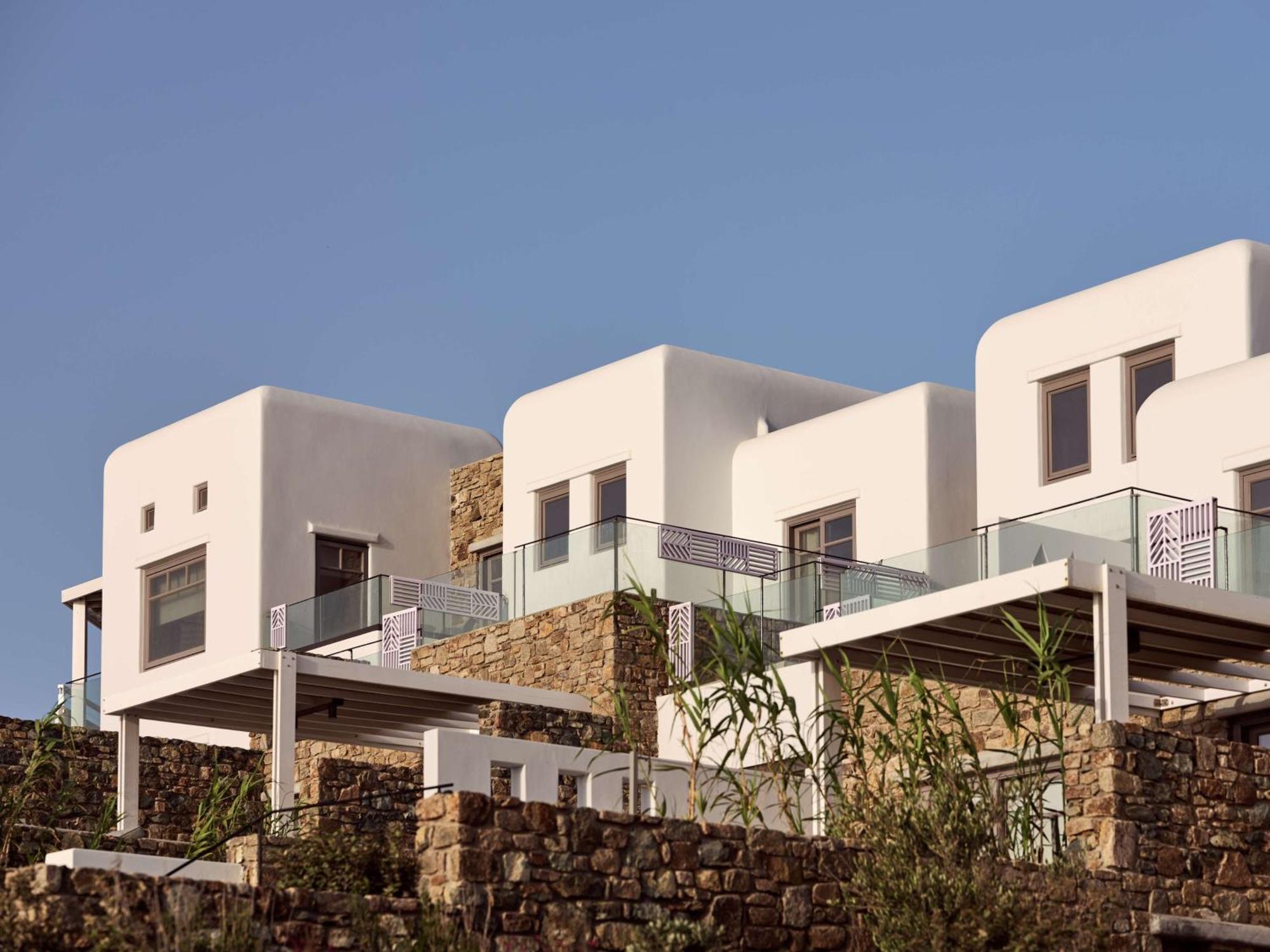 Semeli Coast Mykonos Curio Collection By Hilton Hotel Merchia Beach Buitenkant foto