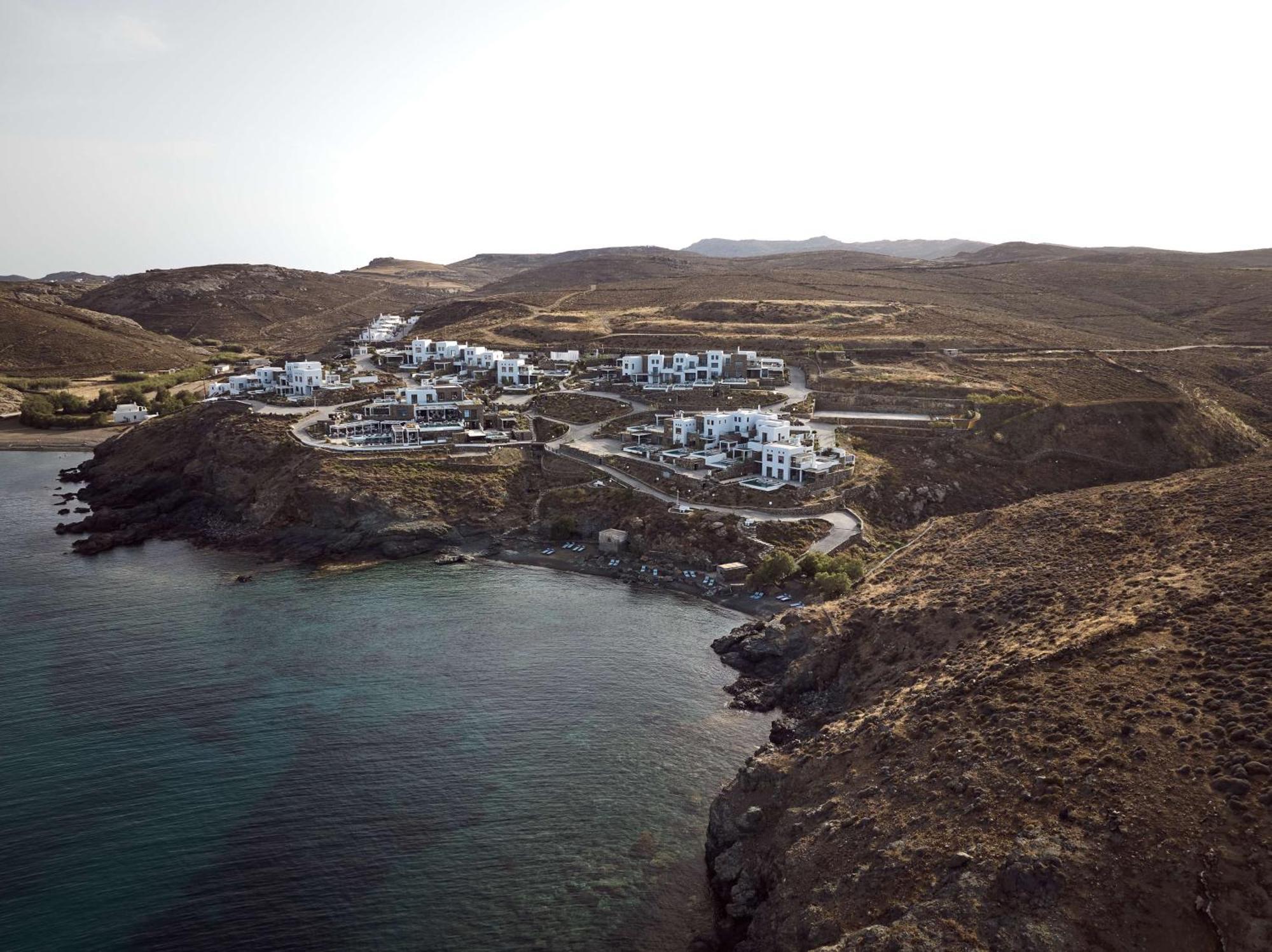 Semeli Coast Mykonos Curio Collection By Hilton Hotel Merchia Beach Buitenkant foto
