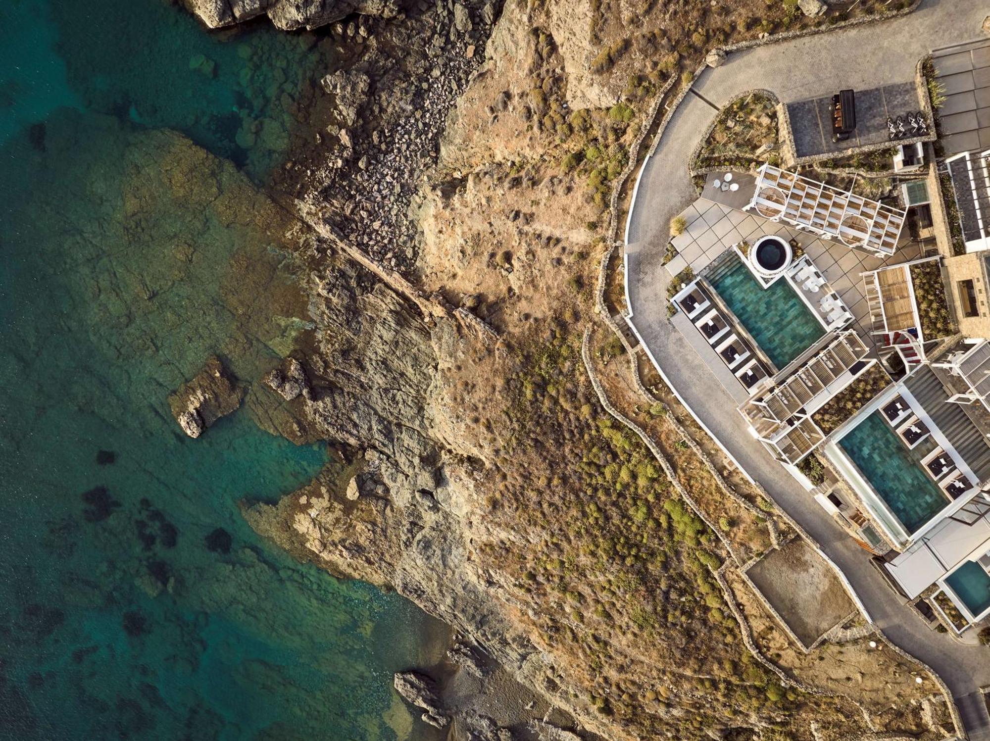 Semeli Coast Mykonos Curio Collection By Hilton Hotel Merchia Beach Buitenkant foto