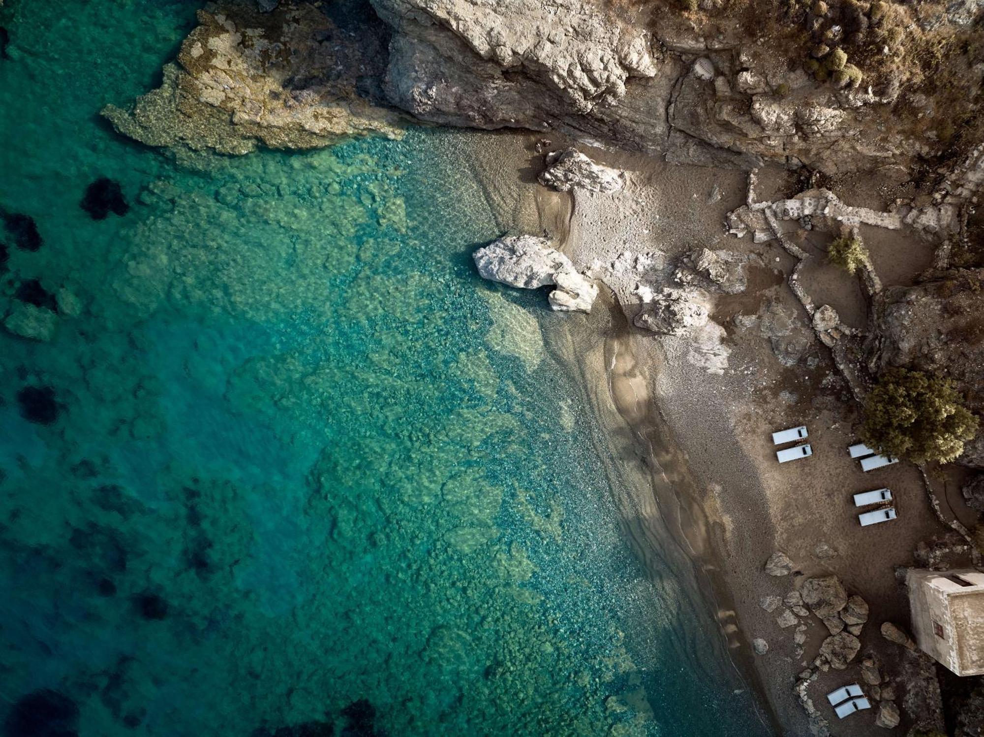 Semeli Coast Mykonos Curio Collection By Hilton Hotel Merchia Beach Buitenkant foto