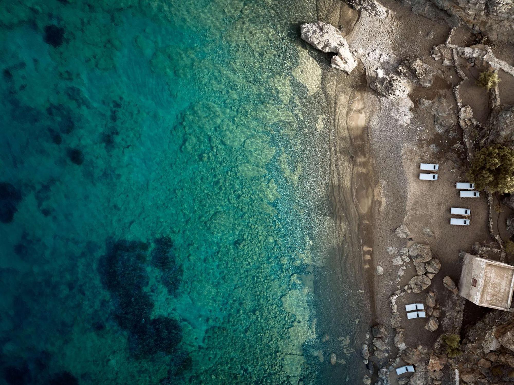 Semeli Coast Mykonos Curio Collection By Hilton Hotel Merchia Beach Buitenkant foto