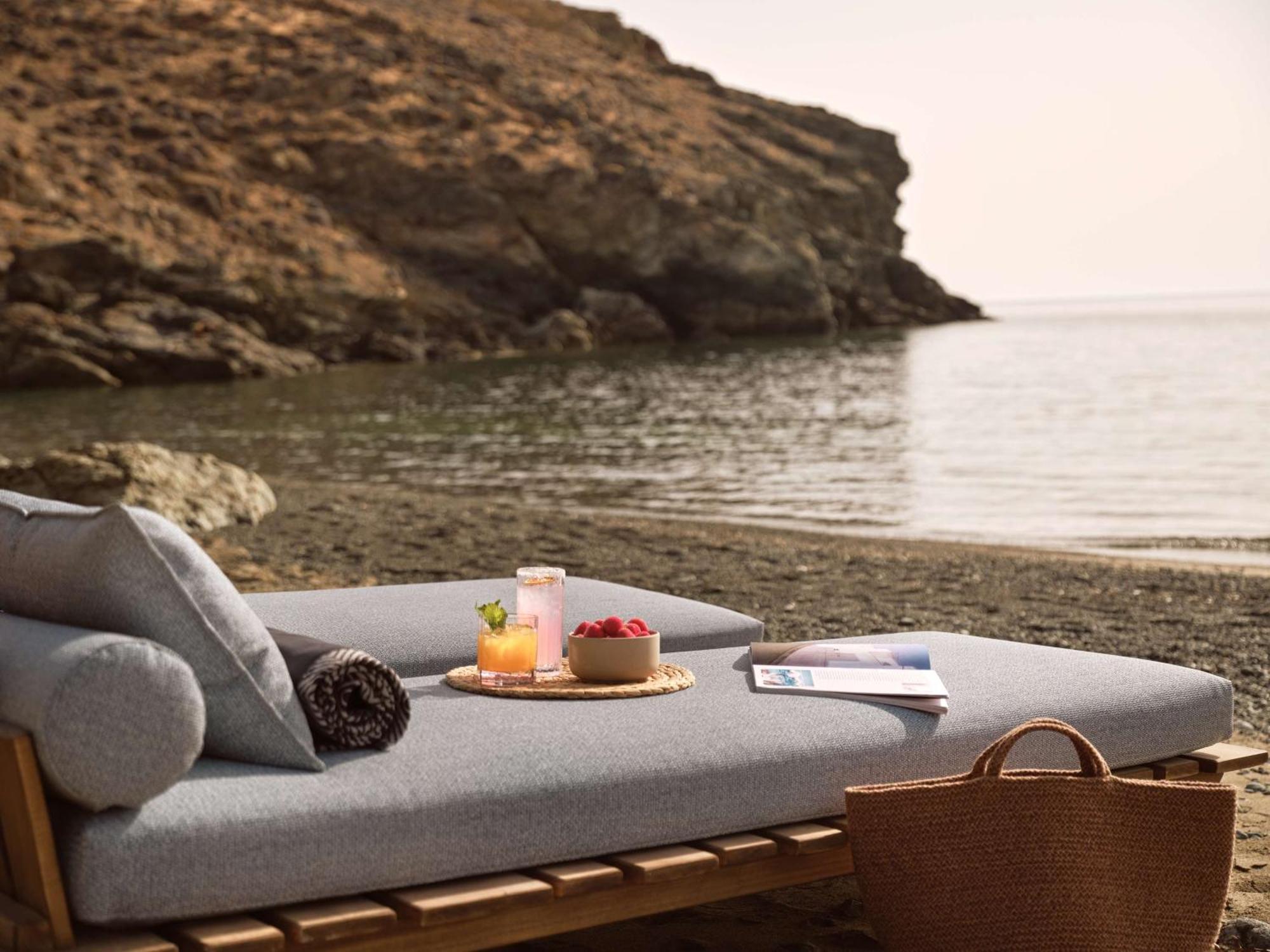 Semeli Coast Mykonos Curio Collection By Hilton Hotel Merchia Beach Buitenkant foto