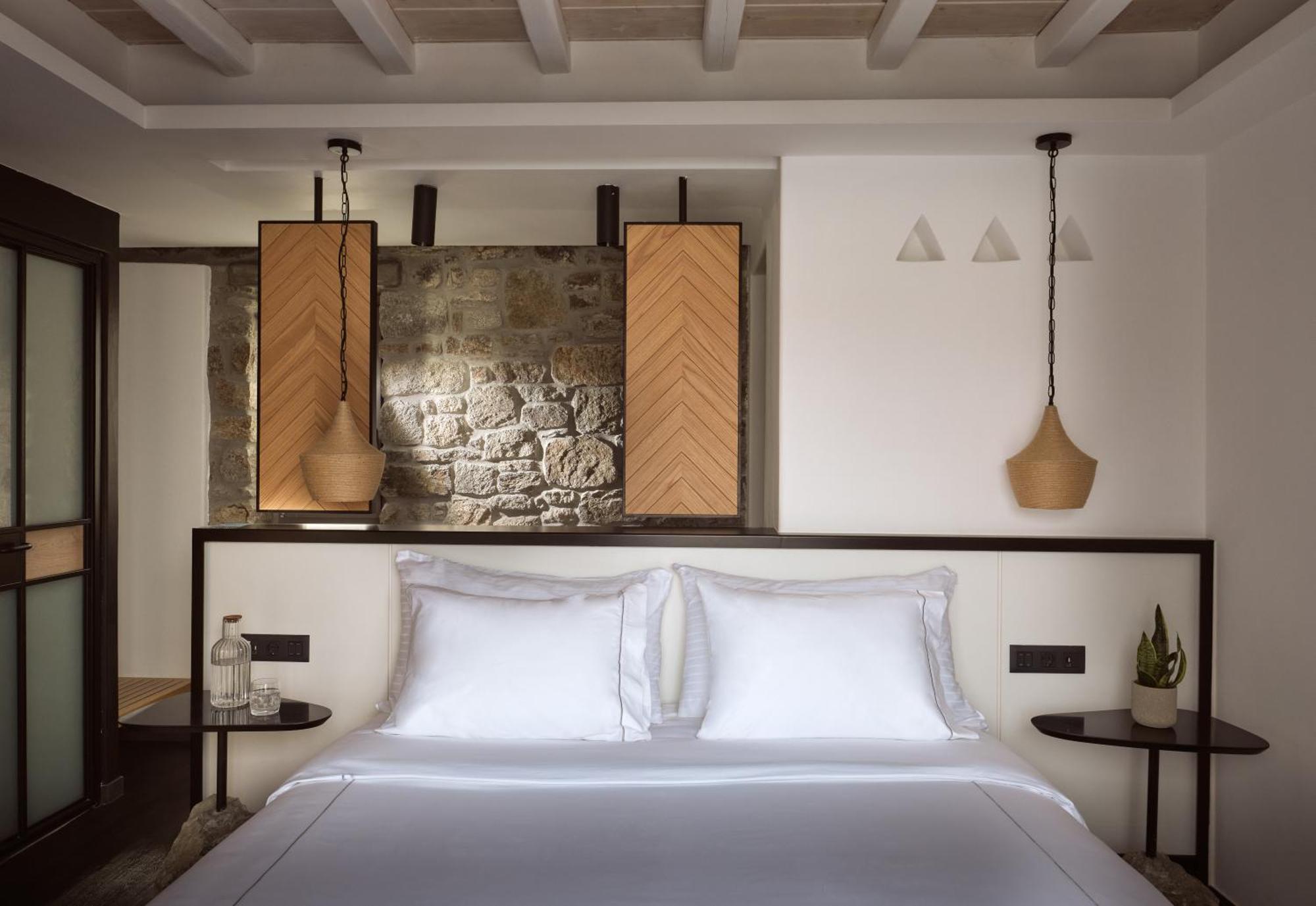 Semeli Coast Mykonos Curio Collection By Hilton Hotel Merchia Beach Buitenkant foto