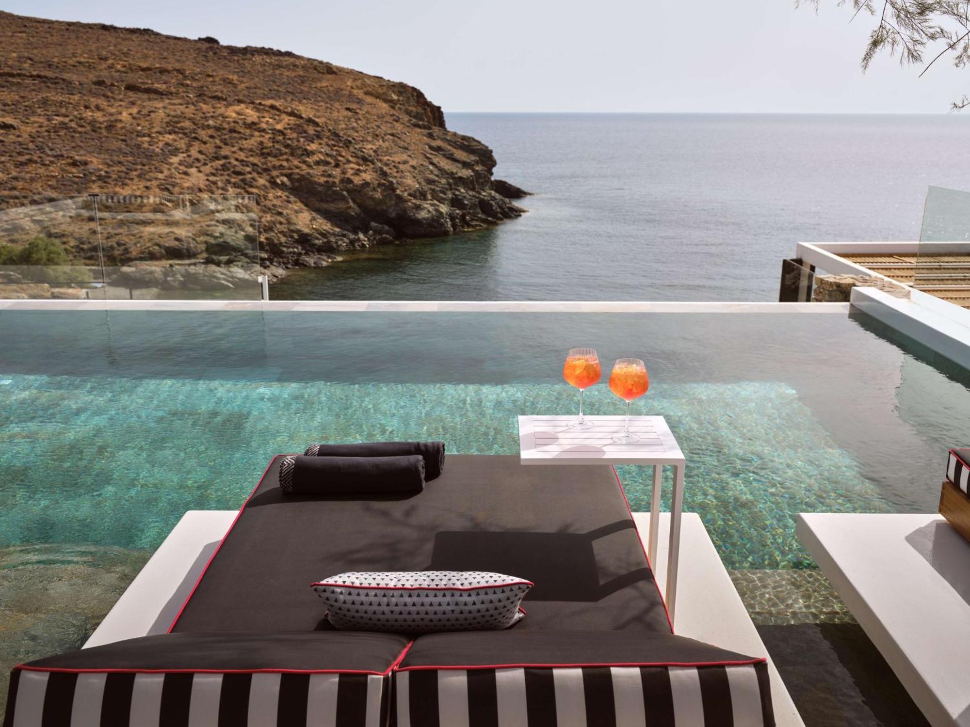 Semeli Coast Mykonos Curio Collection By Hilton Hotel Merchia Beach Buitenkant foto