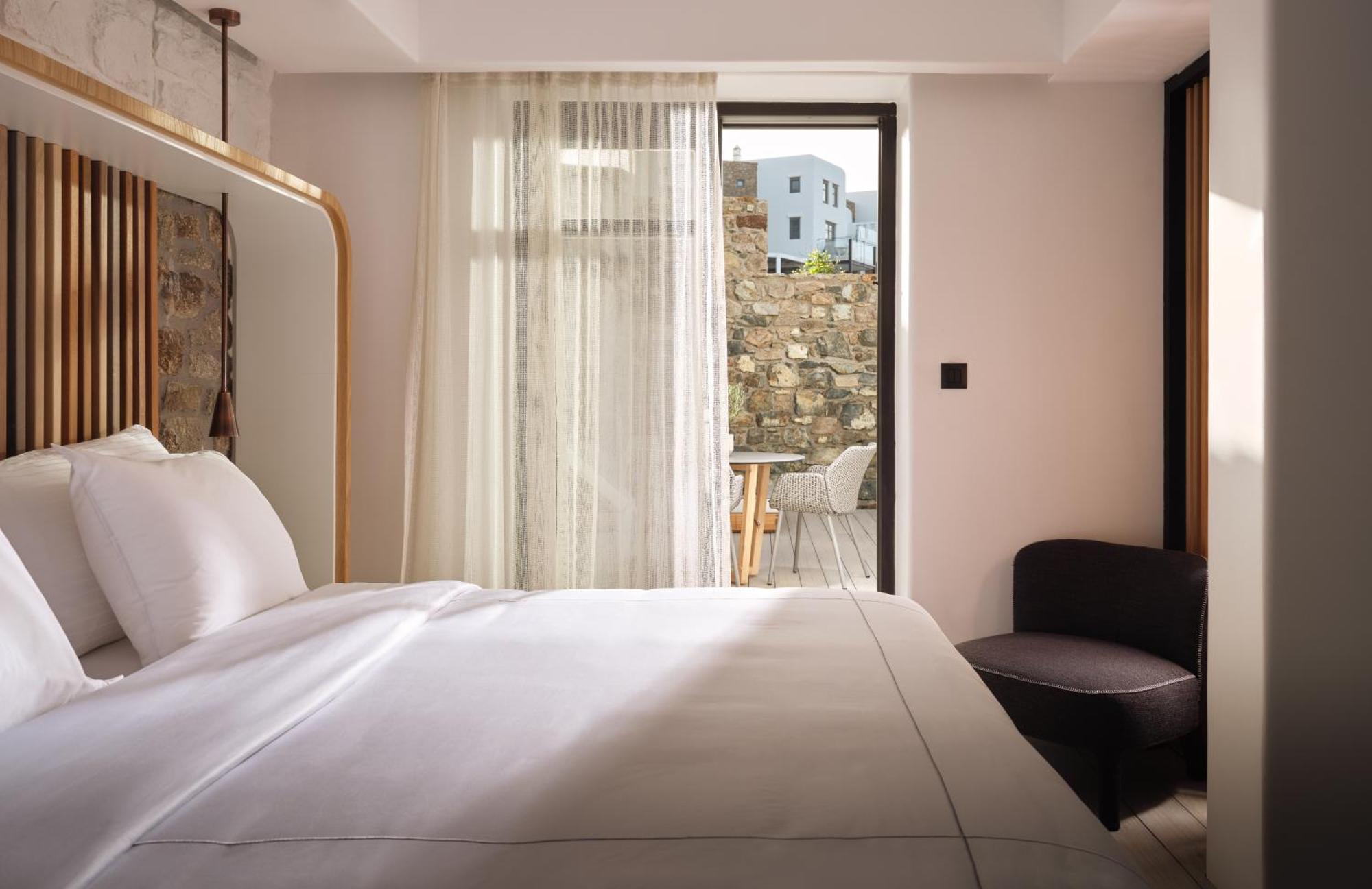 Semeli Coast Mykonos Curio Collection By Hilton Hotel Merchia Beach Buitenkant foto