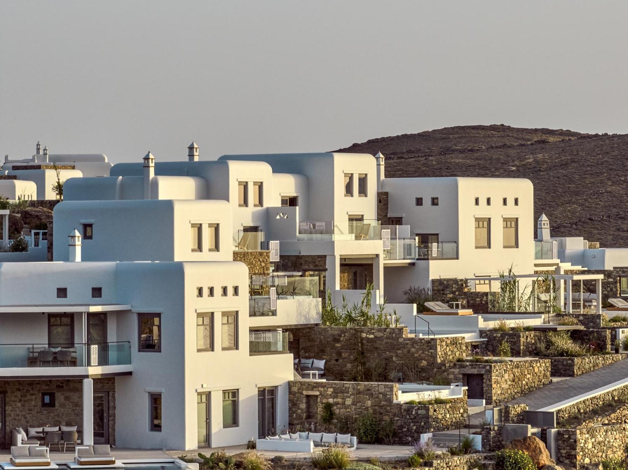 Semeli Coast Mykonos Curio Collection By Hilton Hotel Merchia Beach Buitenkant foto