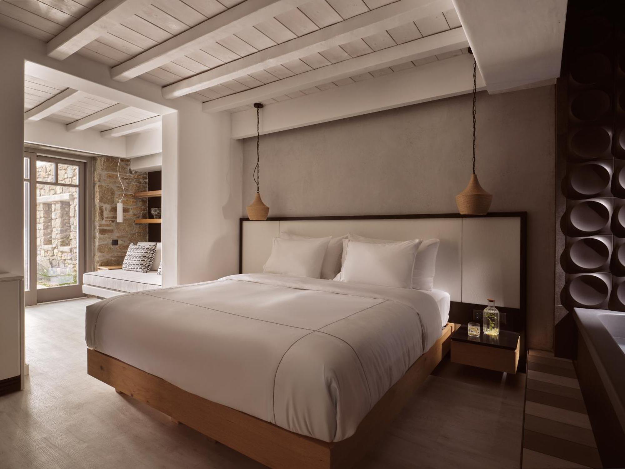 Semeli Coast Mykonos Curio Collection By Hilton Hotel Merchia Beach Buitenkant foto