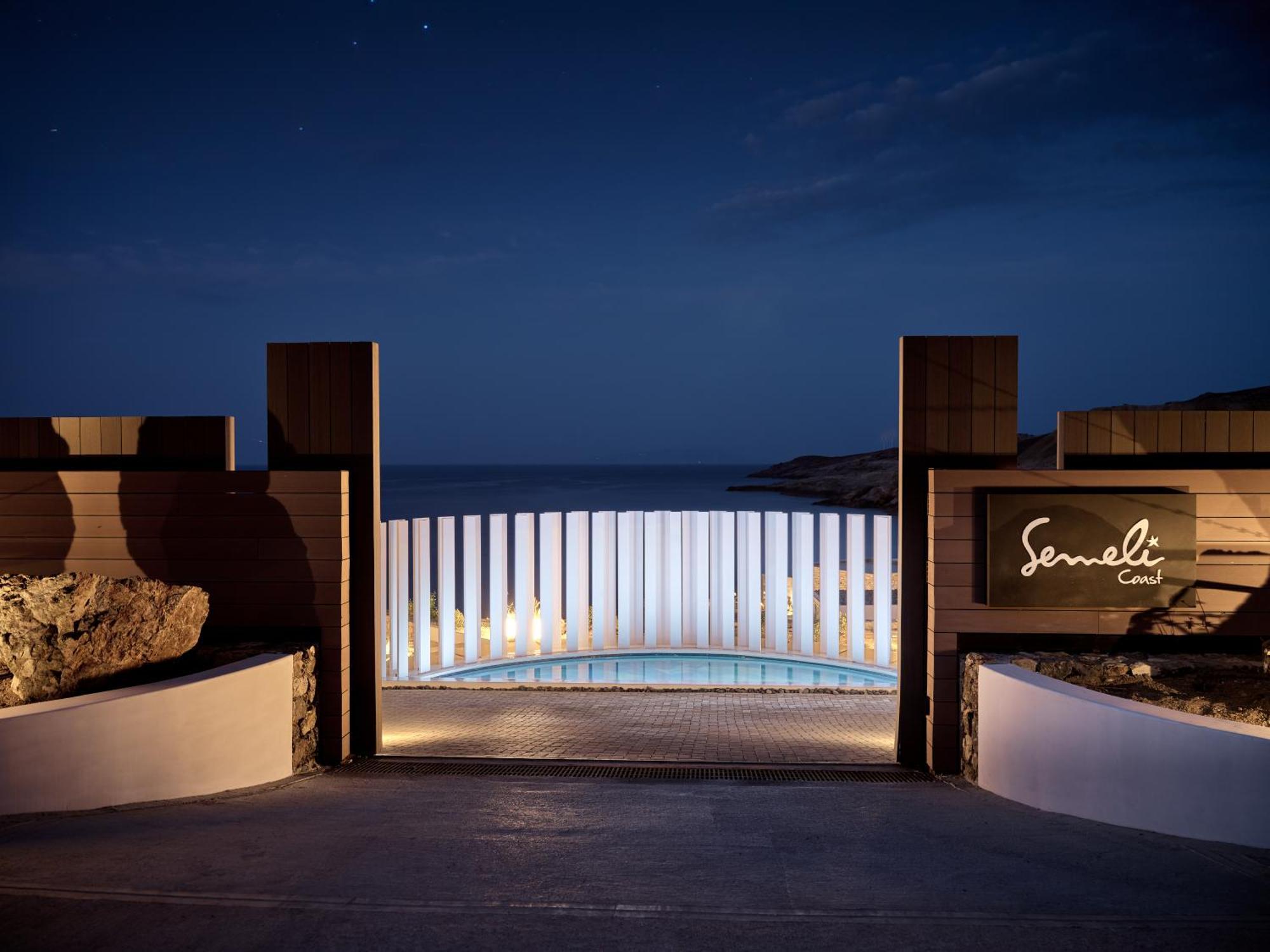 Semeli Coast Mykonos Curio Collection By Hilton Hotel Merchia Beach Buitenkant foto