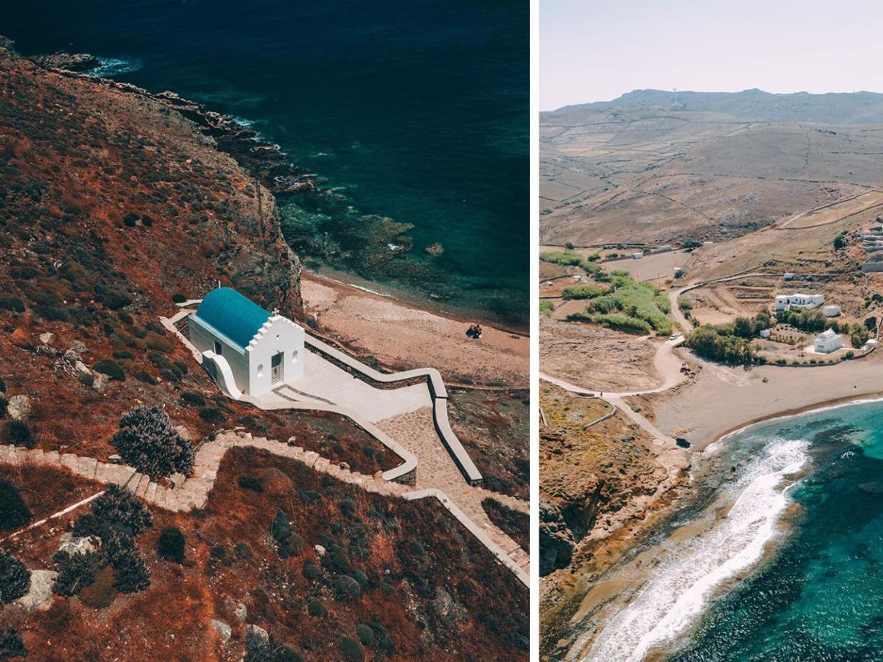 Semeli Coast Mykonos Curio Collection By Hilton Hotel Merchia Beach Buitenkant foto