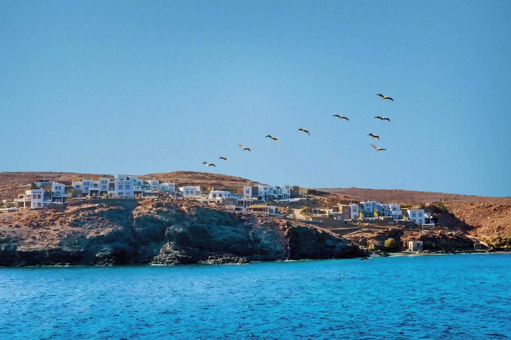 Semeli Coast Mykonos Curio Collection By Hilton Hotel Merchia Beach Buitenkant foto