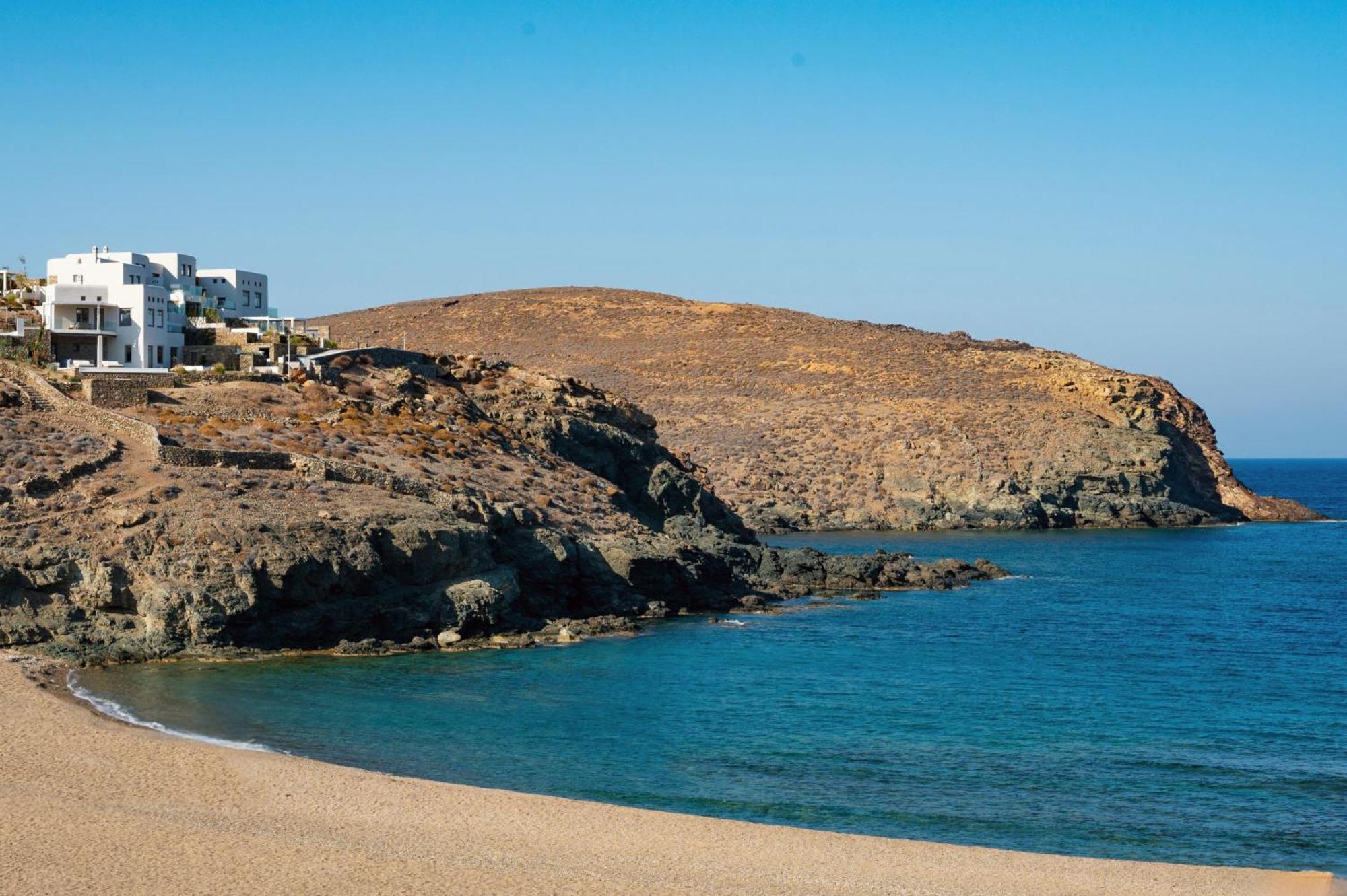 Semeli Coast Mykonos Curio Collection By Hilton Hotel Merchia Beach Buitenkant foto