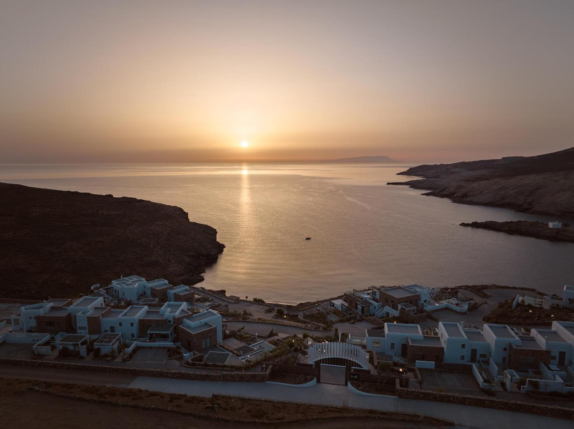 Semeli Coast Mykonos Curio Collection By Hilton Hotel Merchia Beach Buitenkant foto